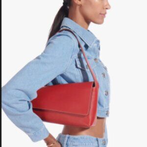 Acute Shoulder Bag STAUD - NEW - RED